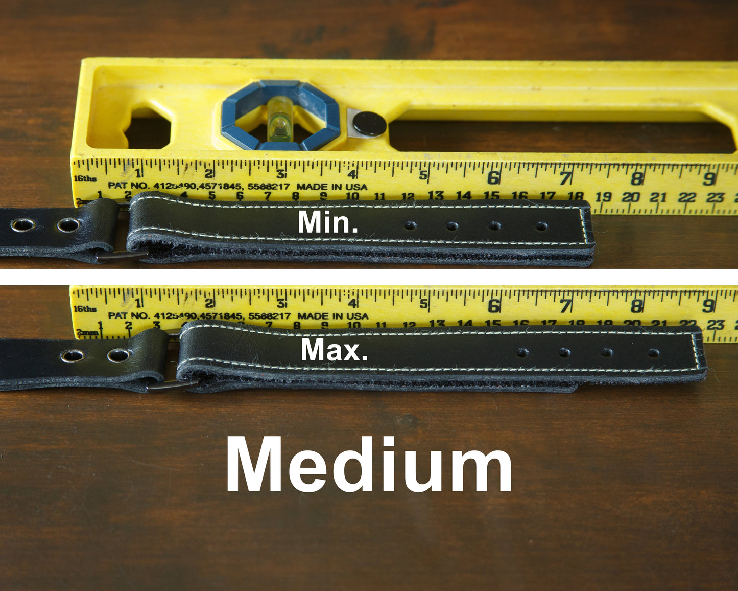 European Natural Leather Standard Aggressive Rollerblade Cuff Straps