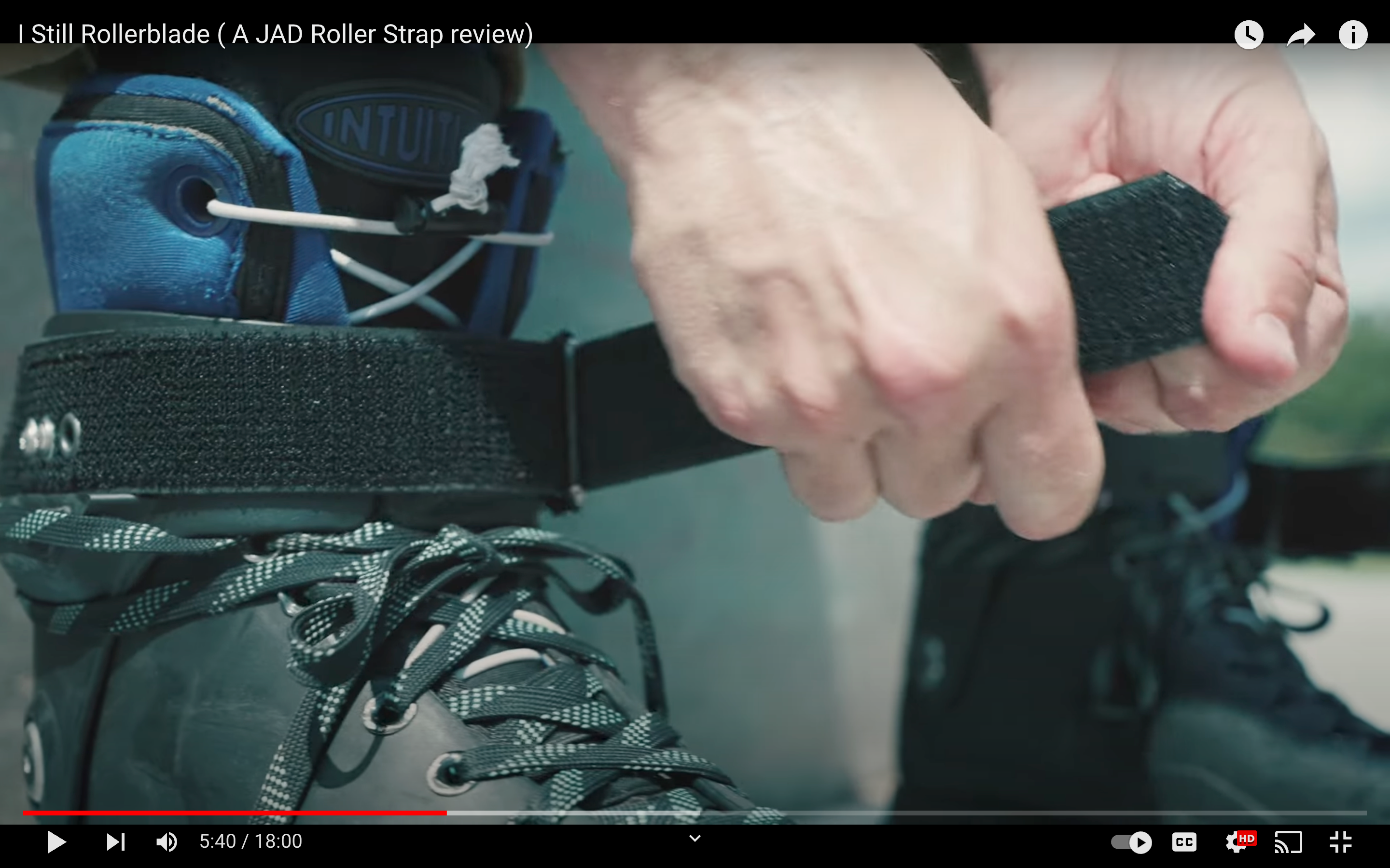 Load video: JAD Rollerblade Belts.... Not for your pants...