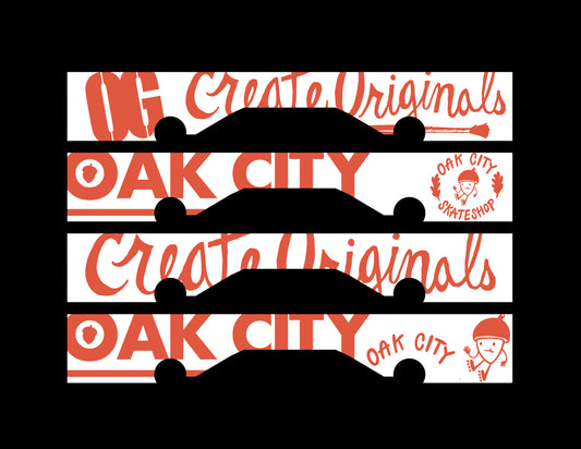 Create Graphic Oak City Skate Shop THEM WKND 909 Colors Free Download